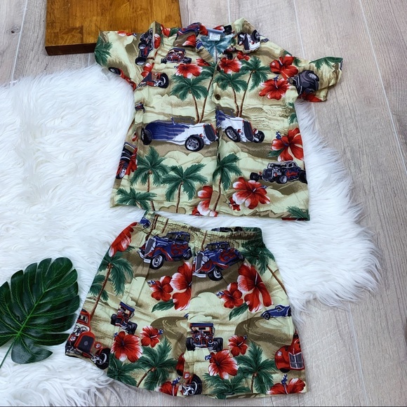 baby boy tropical outfit
